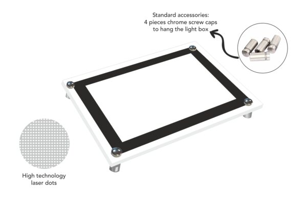 Kristal LED Çerçeve - Duvara Monte - Görsel 3