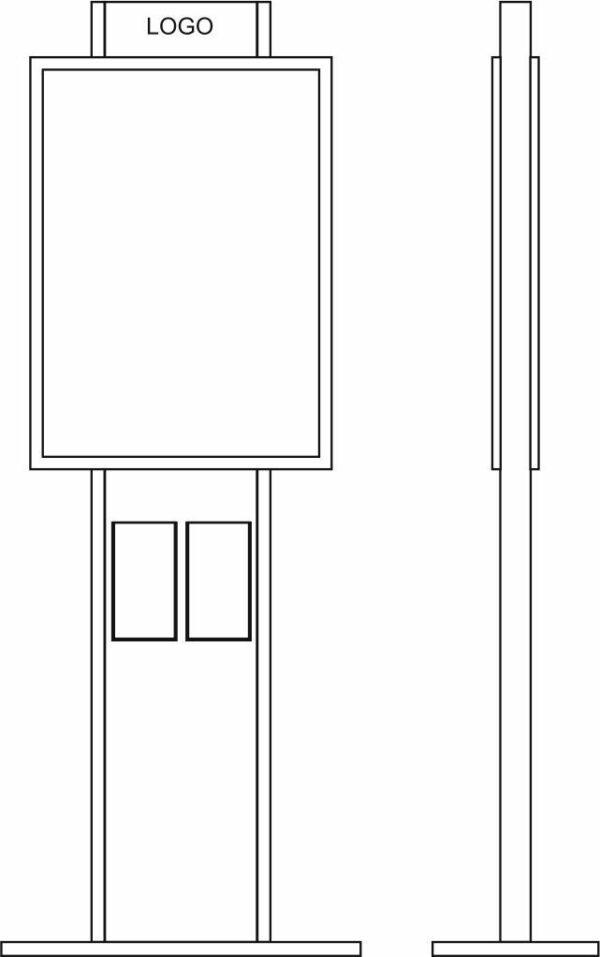 Monolith Poster Stand - Görsel 2